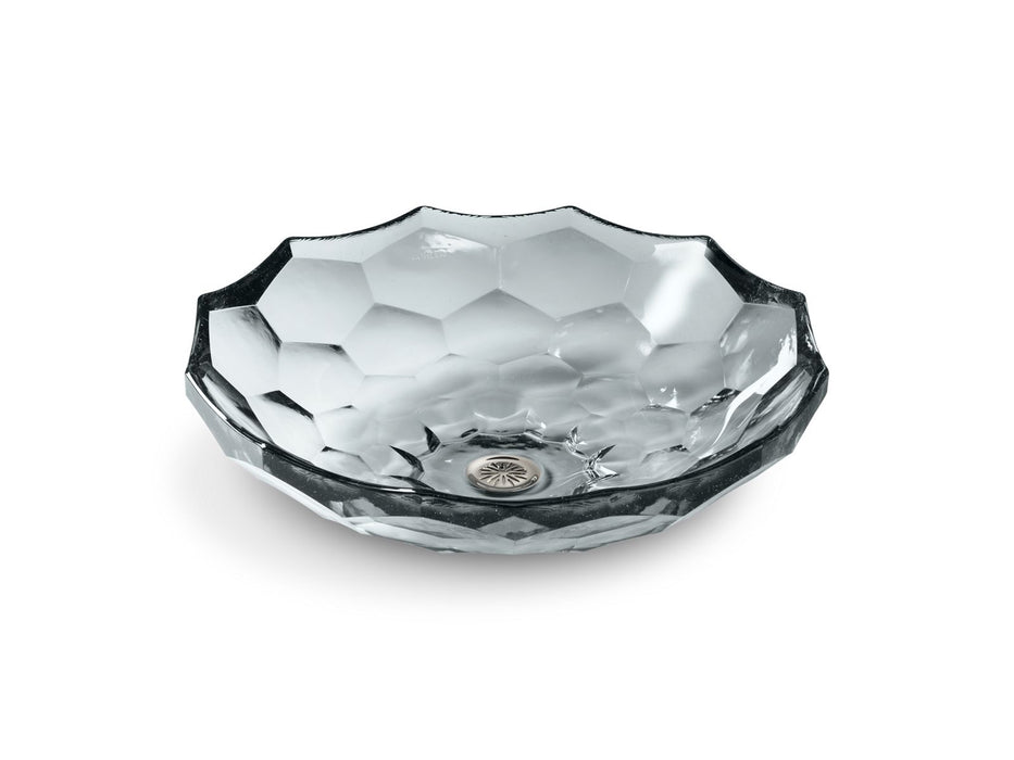 KOHLER Briolette 17-1/2" round vessel bathroom sink, no overflow