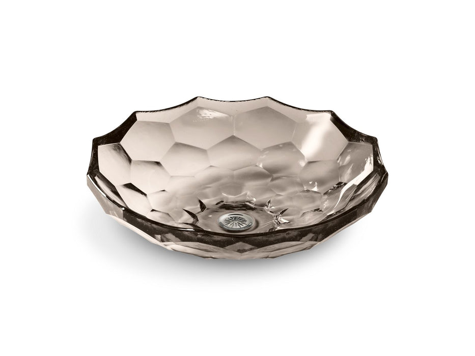 KOHLER Briolette 17-1/2" round vessel bathroom sink, no overflow