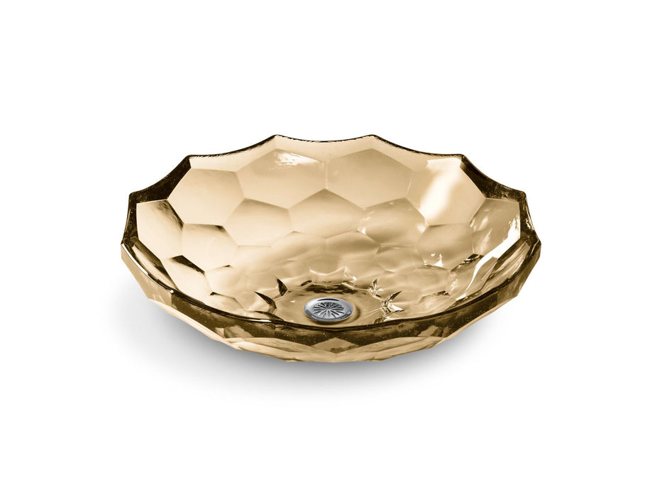 KOHLER Briolette 17-1/2" round vessel bathroom sink, no overflow