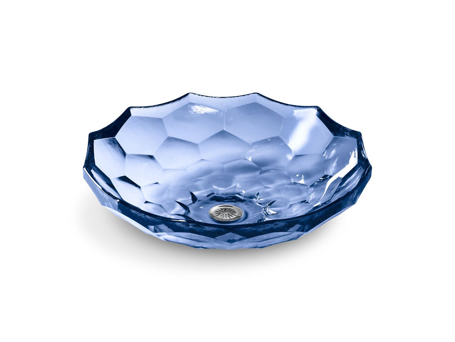 KOHLER Briolette 17-1/2" round vessel bathroom sink, no overflow