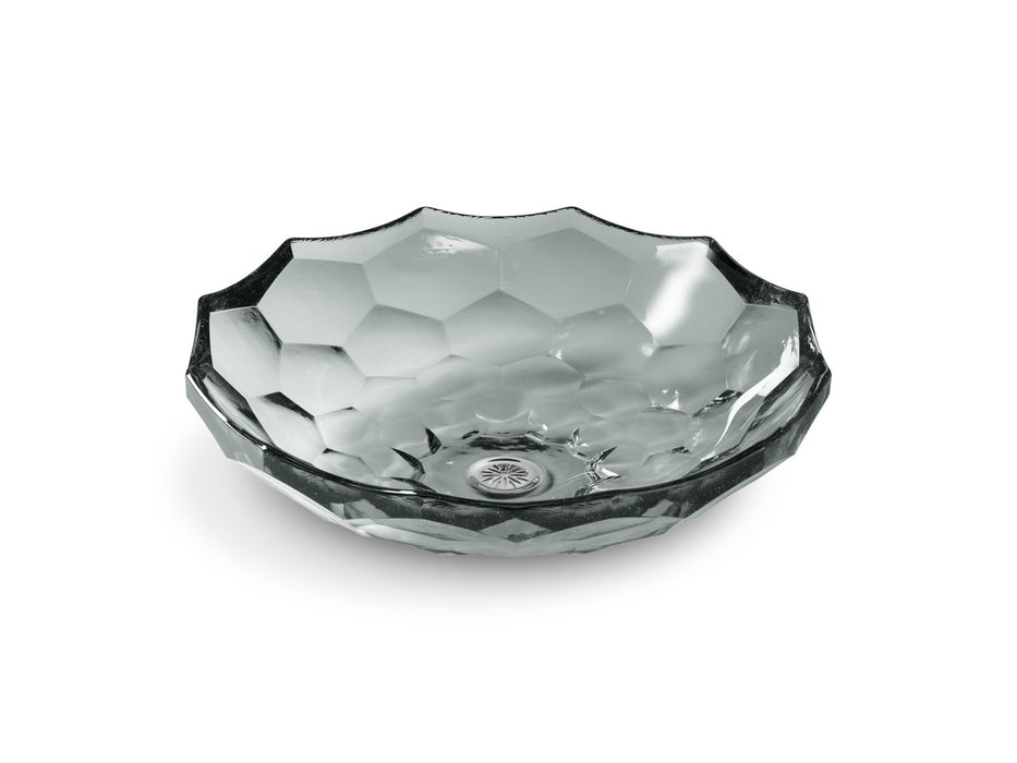 KOHLER Briolette 17-1/2" round vessel bathroom sink, no overflow