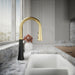 Kohler Tone Pull-down kitchen sink faucet with three-function sprayhead