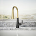 Kohler Tone Pull-down kitchen sink faucet with three-function sprayhead