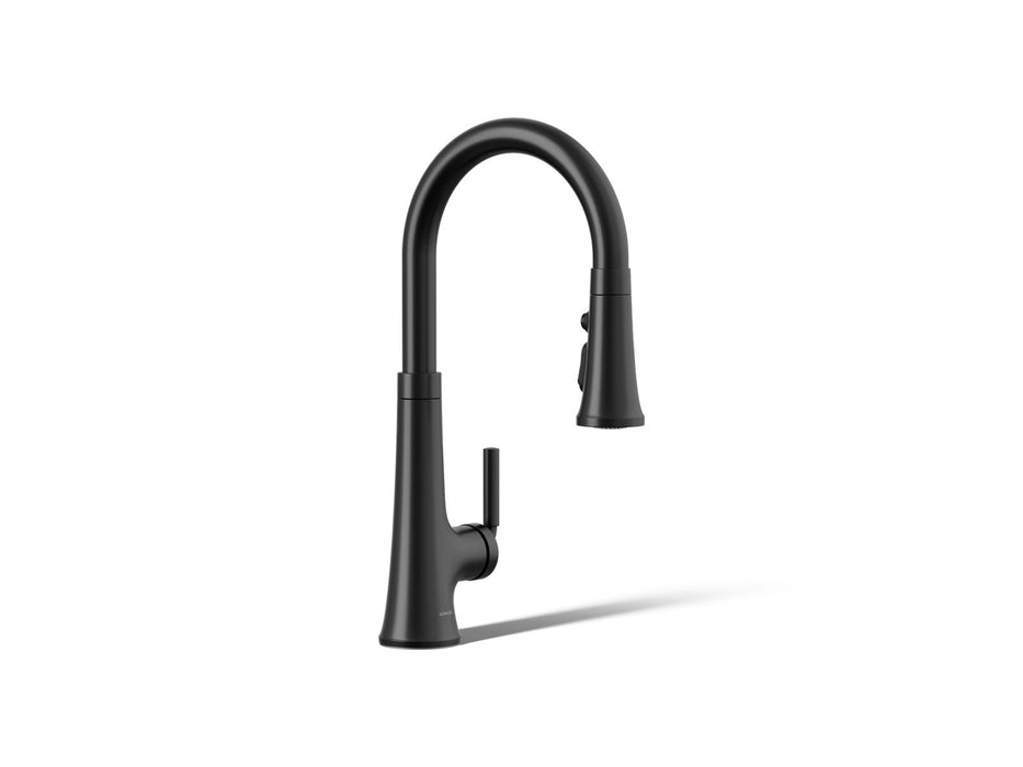 Kohler Tone Pull-down kitchen sink faucet with three-function sprayhead