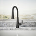Kohler Tone Pull-down kitchen sink faucet with three-function sprayhead