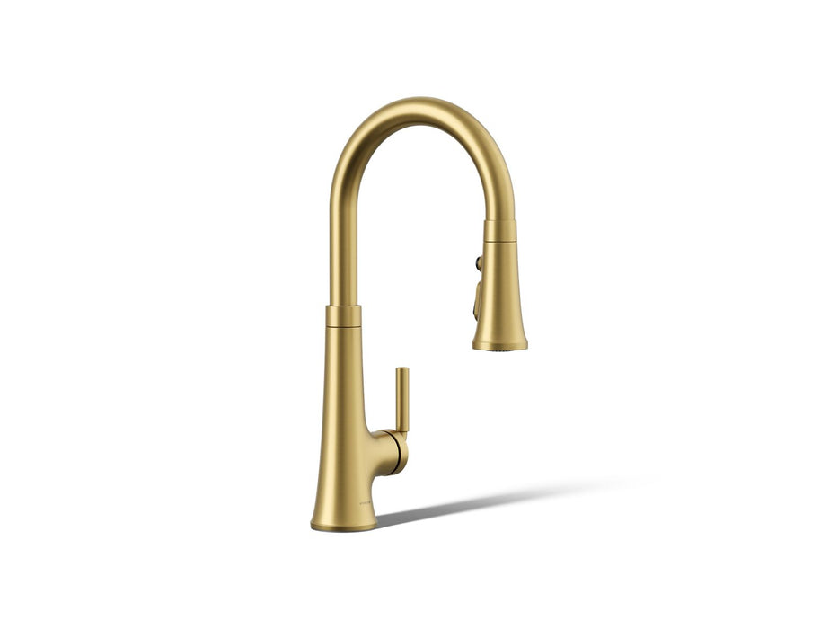 KOHLER K-23764 Tone Pull-down kitchen sink faucet with three-function sprayhead
