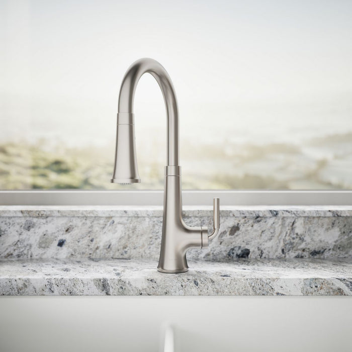 KOHLER K-23764 Tone Pull-down kitchen sink faucet with three-function sprayhead