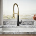 Kohler Tone Semi-professional pull-down kitchen sink faucet with three-function sprayhead