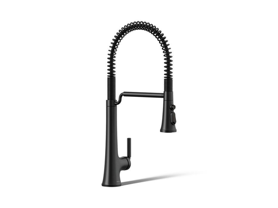 Kohler Tone Semi-professional pull-down kitchen sink faucet with three-function sprayhead
