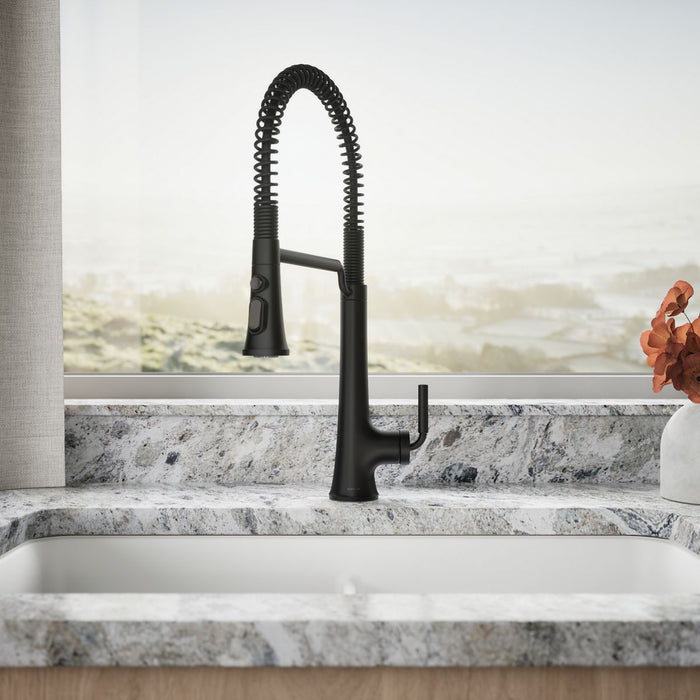 Kohler Tone Semi-professional pull-down kitchen sink faucet with three-function sprayhead