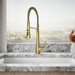 Kohler Tone Semi-professional pull-down kitchen sink faucet with three-function sprayhead