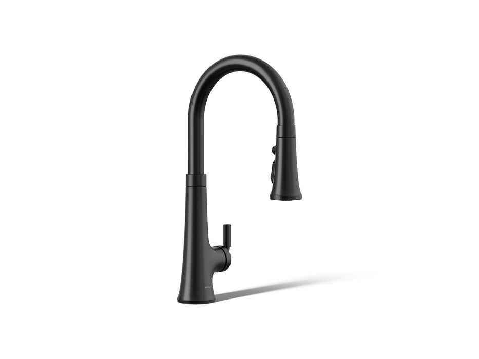 Kohler Tone Touchless pull-down kitchen sink faucet with three-function sprayhead