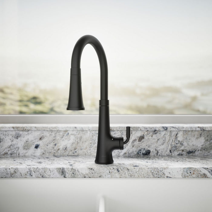 Kohler Tone Touchless pull-down kitchen sink faucet with three-function sprayhead
