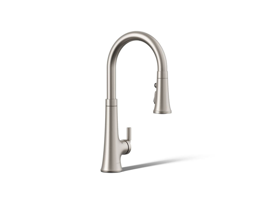 KOHLER K-23766 Tone Touchless pull-down kitchen sink faucet with three-function sprayhead