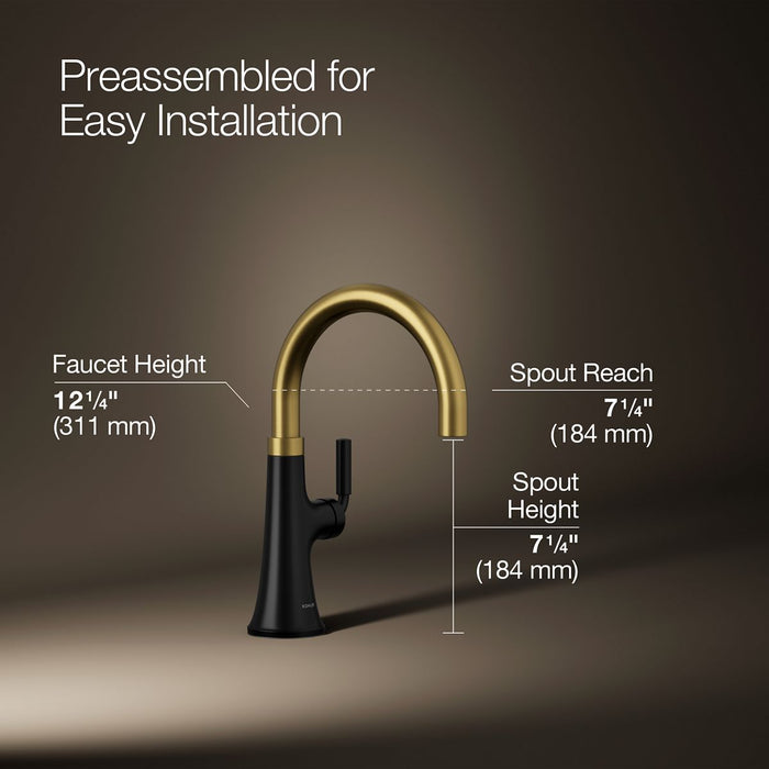 KOHLER K-23767 Tone Single-handle bar sink faucet