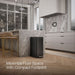 Kohler 13-gallon stainless steel slim step trash can with bifold lid