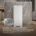 Kohler 13-gallon stainless steel slim step trash can with bifold lid