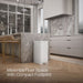 Kohler 13-gallon stainless steel slim step trash can with bifold lid