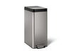 Kohler 13-gallon stainless steel slim step trash can with bifold lid