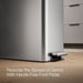 Kohler 13-gallon stainless steel slim step trash can with bifold lid