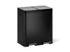 KOHLER K-23828 21.7-gallon stainless steel dual-bin step trash can
