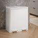 Kohler 21.7-gallon stainless steel dual-bin step trash can