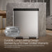 Kohler 21.7-gallon stainless steel dual-bin step trash can