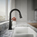 Kohler Riff Pull-down kitchen sink faucet with three-function sprayhead