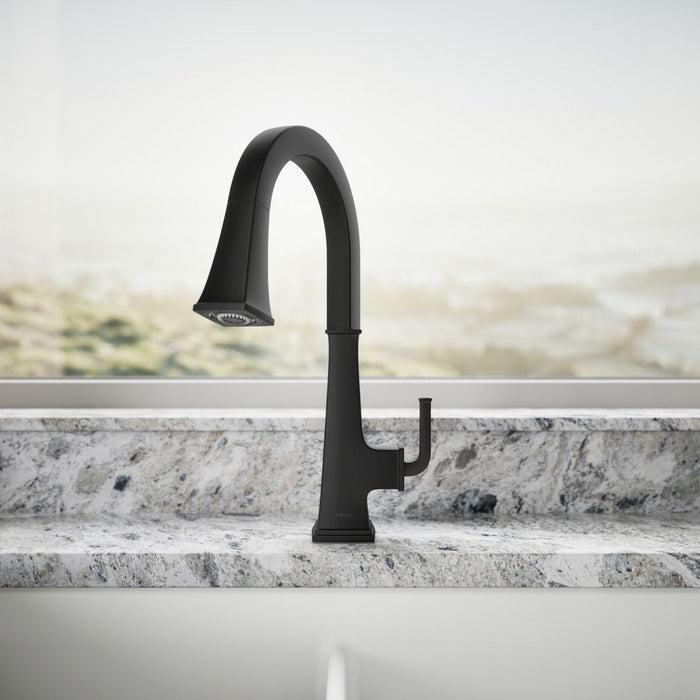 Kohler Riff Pull-down kitchen sink faucet with three-function sprayhead