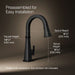 Kohler Riff Touchless pull-down kitchen sink faucet with three-function sprayhead