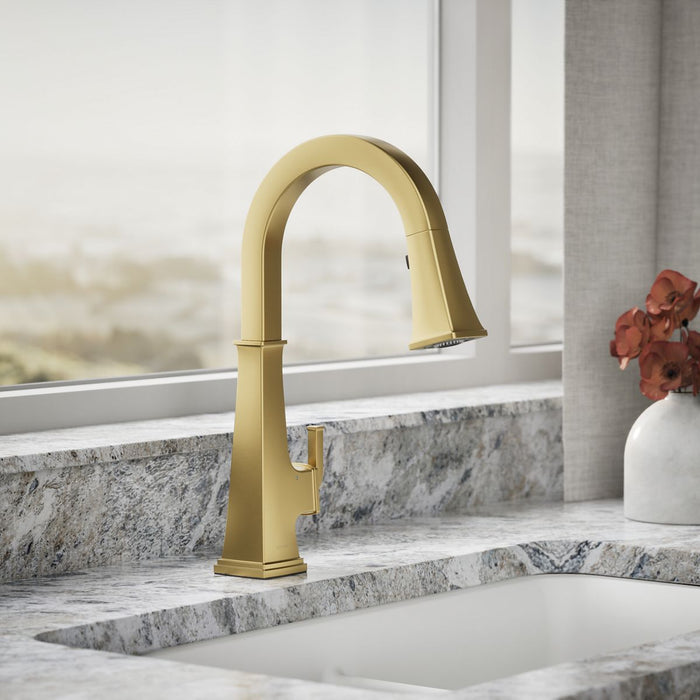 Kohler Riff Touchless pull-down kitchen sink faucet with three-function sprayhead