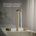 KOHLER K-23887 Components Bathroom sink faucet spout with Row design, 1.2 gpm