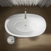 KOHLER Sunstruck 60" x 34" freestanding bath with straight shroud