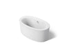 KOHLER K-24001 Sunstruck 60" x 34" Freestanding Bath with Straight Shroud