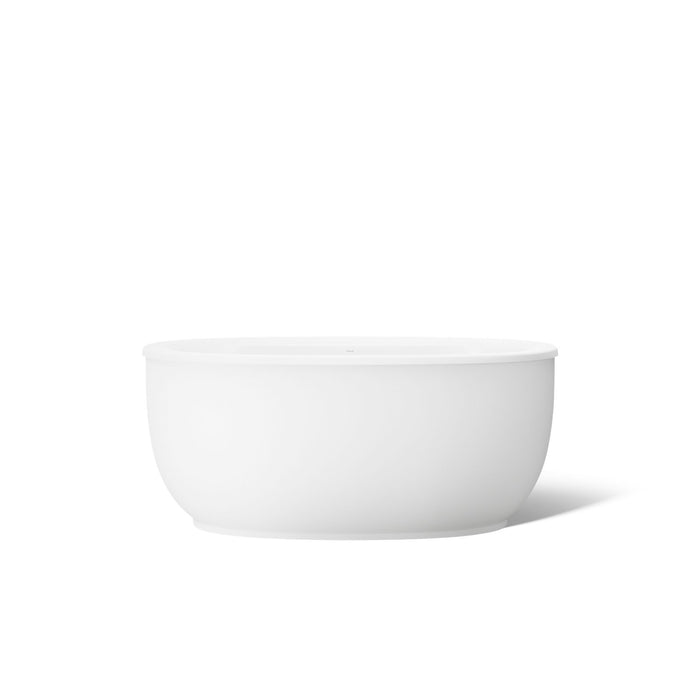 KOHLER K-24002-W1 Sunstruck 60" x 34" freestanding bath with Bask heated surface and fluted shroud