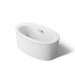 KOHLER K-24008-GH Sunstruck 60-1/2" x 34-1/2" freestanding Heated BubbleMassage air bath with straight shroud