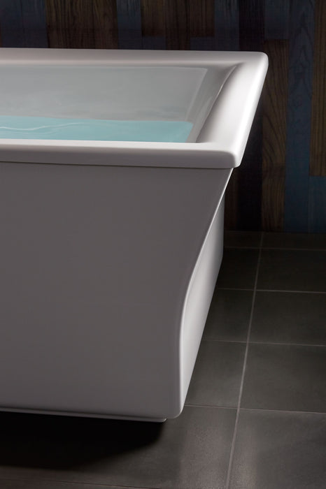 KOHLER K-24010 Stargaze 60" x 34" Freestanding Bath with Straight Shroud