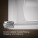 Kohler Stargaze 60" x 34" freestanding bath with Bask heated surface and fluted shroud