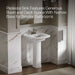 Kohler Kelston 23-3/4" rectangular pedestal bathroom sink