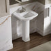 KOHLER K-24051-4 Kelston 23-3/4" rectangular pedestal bathroom sink