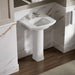 KOHLER K-24051-8 Kelston 23-3/4" rectangular pedestal bathroom sink