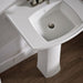 KOHLER K-24051-4 Kelston 23-3/4" rectangular pedestal bathroom sink