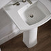 KOHLER K-24051-8 Kelston 23-3/4" rectangular pedestal bathroom sink