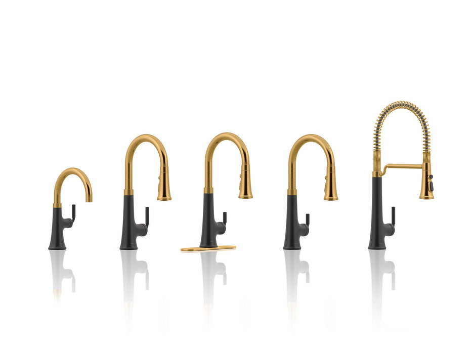 KOHLER KOHLER K-24461 Tone Three-hole kitchen faucet escutcheon