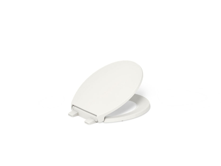 Kohler Border ReadyLatch Quiet-Close round-front toilet seat with antimicrobial agent