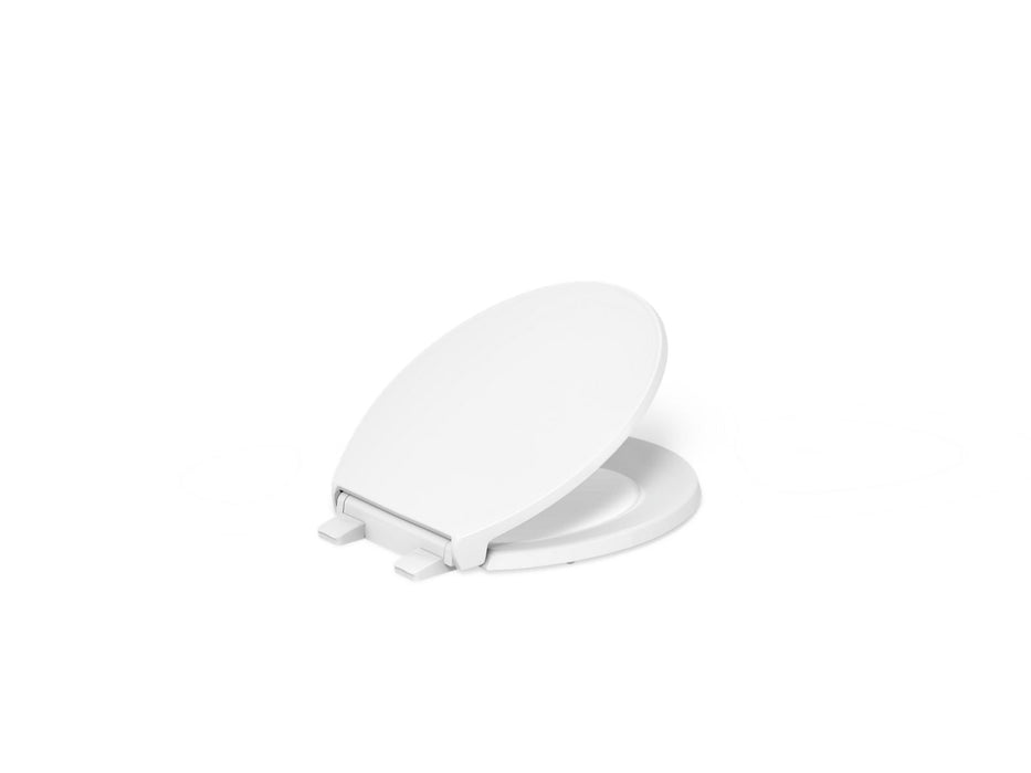 Kohler Border ReadyLatch Quiet-Close round-front toilet seat with antimicrobial agent