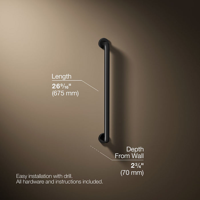 3/4 view of product with dimensions
