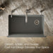 Kohler Riverby 35-3/4" undermount single-bowl farmhouse workstation kitchen sink