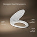 KOHLER K-24764-RL Rutledge Nightlight ReadyLatch Quiet-Close elongated toilet seat