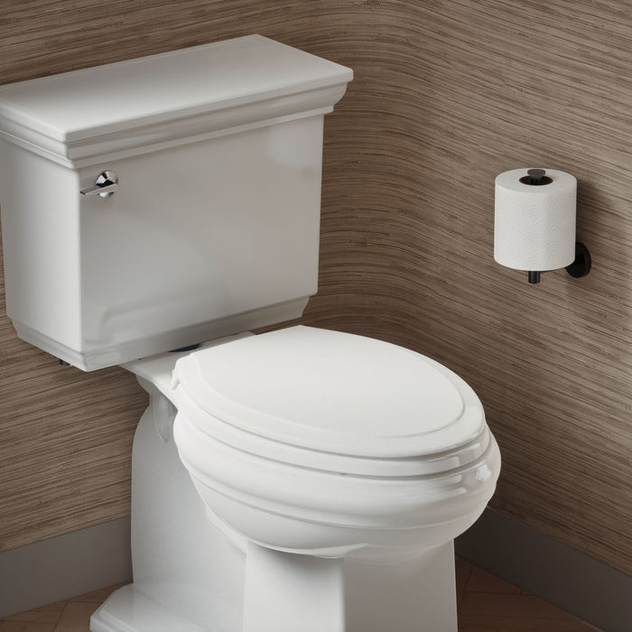 KOHLER K-24764-RL Rutledge Nightlight ReadyLatch Quiet-Close elongated toilet seat